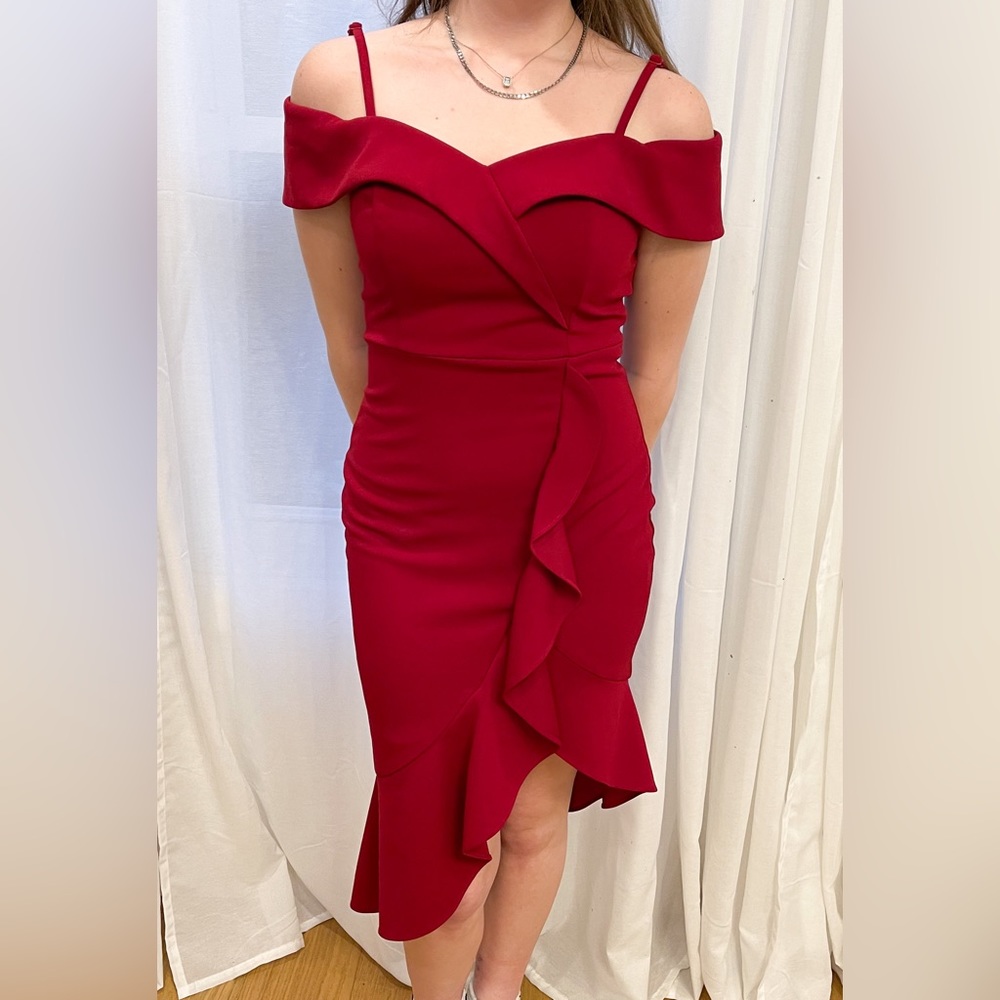 Le Chateau made in Canada red dress